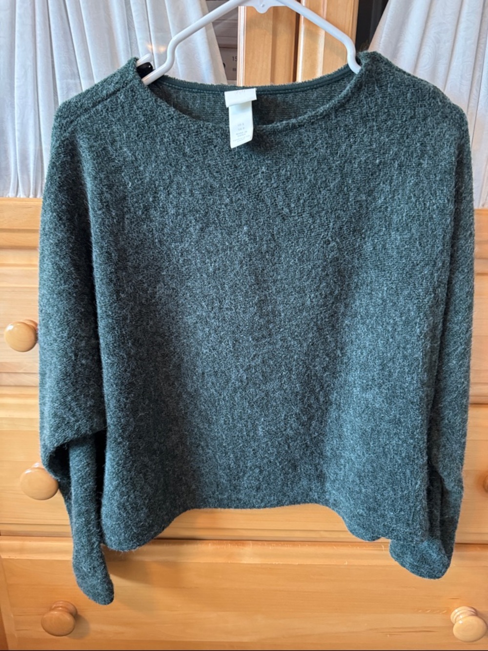 H&M Dark Green Crewneck Sweater